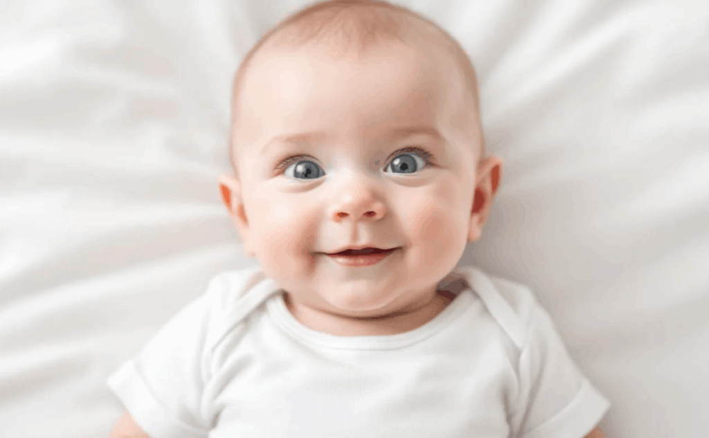 Biometrische Passbilder Babys foto scene