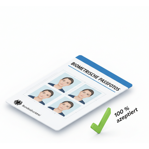 Biometrische Passbilder foto scene 1