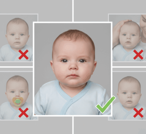 biometrisches passbild babys