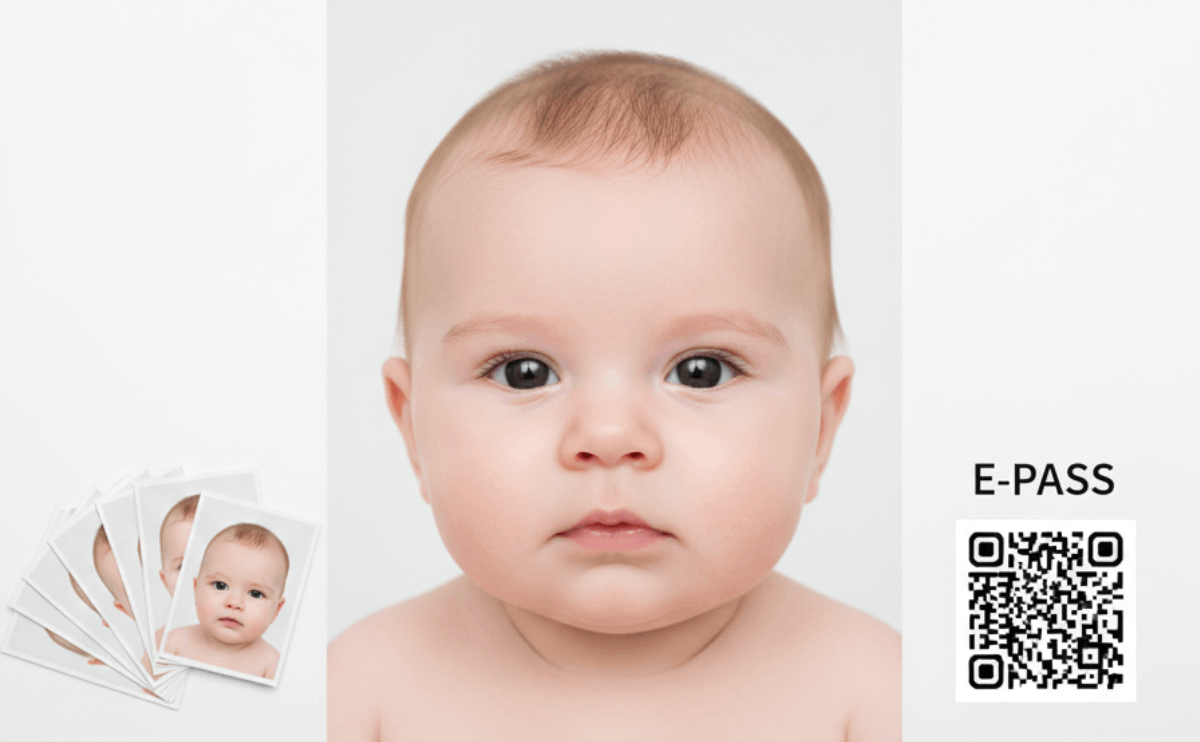 biometrische passbilder babys-fotoscene